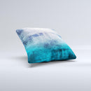 Abstract Oil Painting Ink-Fuzed Decorative Throw Pillow