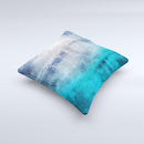 Abstract Oil Painting Ink-Fuzed Decorative Throw Pillow
