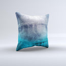 Abstract Oil Painting Ink-Fuzed Decorative Throw Pillow