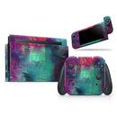 Abstract Oil Painting V3 // Skin Decal Wrap Kit for Nintendo Switch Console & Dock, Joy-Cons, Pro Controller, Lite, 3DS XL, 2DS XL, DSi, or Wii - Vinyl Skin Wrap for Nintendo Switch 2, OLED, Lite, Pro Controller, Wii & Classic Handhelds