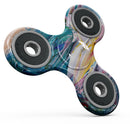Abstract Oil Strokes Full-Body Fidget Spinner Skin-Kit