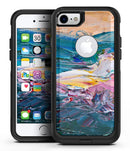 Abstract Oil Strokes - iPhone 7 or 7 Plus Commuter Case Skin Kit