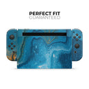 Abstract Oiled Blue Marble // Skin Decal Wrap Kit for Nintendo Switch Console & Dock, Joy-Cons, Pro Controller, Lite, 3DS XL, 2DS XL, DSi, or Wii - Vinyl Skin Wrap for Nintendo Switch 2, OLED, Lite, Pro Controller, Wii & Classic Handhelds