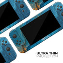 Abstract Oiled Blue Marble // Skin Decal Wrap Kit for Nintendo Switch Console & Dock, Joy-Cons, Pro Controller, Lite, 3DS XL, 2DS XL, DSi, or Wii - Vinyl Skin Wrap for Nintendo Switch 2, OLED, Lite, Pro Controller, Wii & Classic Handhelds
