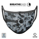 Abstract Paint v4 - Made in USA Mouth Cover Unisex Anti-Dust Cotton Blend Reusable & Washable Face Mask with Adjustable Sizing for Adult or Child