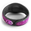 Abstract Pink Neon Rain Curtain - Decal Skin Wrap Kit for the Disney Magic Band
