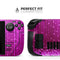 Abstract Pink Neon Rain Curtain // Full Body Skin Decal Wrap Kit for the Steam Deck handheld gaming computer