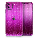 Abstract Pink Neon Rain Curtain - Skin-Kit compatible with the Apple iPhone 13, 13 Pro Max, 13 Mini, 13 Pro, iPhone 12, iPhone 11 (All iPhones Available)