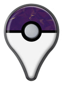 Abstract Purple and Gold Geometric Shapes Pokémon GO Plus Vinyl Protective Decal Skin Kit