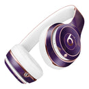 Abstract Purple and Gold Geometric Shapes Full-Body Skin Kit for the Beats by Dre Solo 3 Wireless Headphones