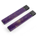 Abstract Purple and Gold Geometric Shapes - Premium Decal Protective Skin-Wrap Sticker compatible with the Juul Labs vaping device