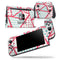 Abstract Red and Teal Overlaps - Skin Wrap Decal for Nintendo Switch Lite Console & Dock - 3DS XL - 2DS - Pro - DSi - Wii - Joy-Con Gaming Controller