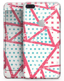 Abstract Red and Teal Overlaps - Skin-kit for the iPhone 8 or 8 Plus