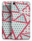Abstract Red and Teal Overlaps - Skin-kit for the iPhone 8 or 8 Plus