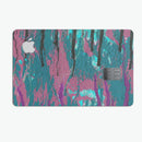 Abstract Retro Pink Wet Paint - Premium Protective Decal Skin-Kit for the Apple Credit Card