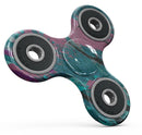 Abstract Retro Pink Wet Paint Full-Body Fidget Spinner Skin-Kit