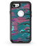 Abstract Retro Pink Wet Paint - iPhone 7 or 8 OtterBox Case & Skin Kits