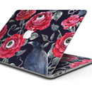 Abstract Roses with Eyes // Skin Decal Wrap Kit Compatible with the Apple MacBook Pro, Pro with Touch Bar or Air (11, 12, 13, 15 & 16" - All Versions Available)