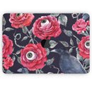 Abstract Roses with Eyes // Skin Decal Wrap Kit Compatible with the Apple MacBook Pro, Pro with Touch Bar or Air (11, 12, 13, 15 & 16" - All Versions Available)