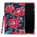 Abstract Roses with Eyes - Full Body Skin Decal Wrap Kit for Samsung Galaxy Tablet