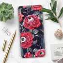 Abstract Roses with Eyes - Full Body Skin Decal Wrap Kit for Samsung Galaxy Phones