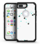 Abstract Scattered Black and Teal Dots - iPhone 7 Plus/8 Plus OtterBox Case & Skin Kits