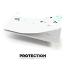 Abstract Scattered Teal Dots - Premium Protective Decal Skin-Kit for the Apple Credit Card