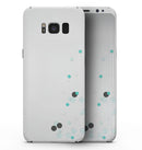 Abstract Scattered Teal Dots - Samsung Galaxy S8 Full-Body Skin Kit