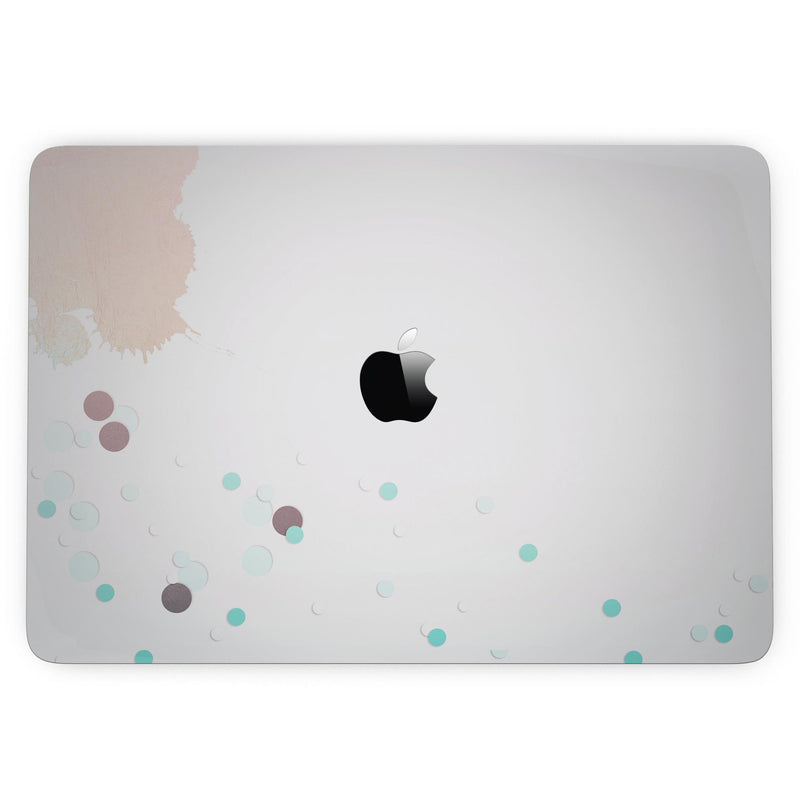 MacBook Pro without Touch Bar Skin Kit - Abstract_Scattered_Teal_Dots_with_Paint_Spill-MacBook_13_Touch_V6.jpg?