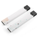 Abstract Scattered Teal Dots with Paint Spill - Premium Decal Protective Skin-Wrap Sticker compatible with the Juul Labs vaping device