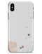Abstract Scattered Teal Dots with Paint Spill - iPhone X Clipit Case