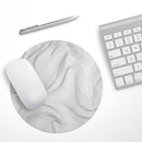 Abstract Silky Stripes// WaterProof Rubber Foam Backed Anti-Slip Mouse Pad for Home Work Office or Gaming Computer Desk