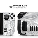 Abstract Silky Stripes // Full Body Skin Decal Wrap Kit for the Steam Deck handheld gaming computer