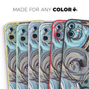 Abstract Subtle Toned Floral Strokes  - Protective Skin Wrap & Decal – Compatible with iPhone SE to iPhone 17 Pro Max (All Models)
