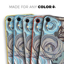 Abstract Subtle Toned Floral Strokes - Skin-Kit for the Apple iPhone XR, XS MAX, XS/X, 8/8+, 7/7+, 5/5S/SE (All iPhones Available)