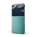 Abstract_Swirled_Two_Toned_Green_with_Birds_-_iPhone_6s_-_Gold_-_Clear_Rubber_-_Hybrid_Case_-_Shopify_-_V1.jpg