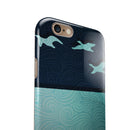 Abstract_Swirled_Two_Toned_Green_with_Birds_-_iPhone_6s_-_Gold_-_Clear_Rubber_-_Hybrid_Case_-_Shopify_-_V5.jpg