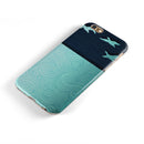 Abstract_Swirled_Two_Toned_Green_with_Birds_-_iPhone_6s_-_Gold_-_Clear_Rubber_-_Hybrid_Case_-_Shopify_-_V6.jpg