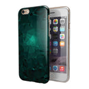 Abstract_Teal_Geometric_Shapes_-_iPhone_6s_-_Gold_-_Clear_Rubber_-_Hybrid_Case_-_Shopify_-_V3