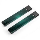 Abstract Teal Geometric Shapes - Premium Decal Protective Skin-Wrap Sticker compatible with the Juul Labs vaping device