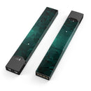 Abstract Teal Geometric Shapes - Premium Decal Protective Skin-Wrap Sticker compatible with the Juul Labs vaping device