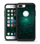 Abstract Teal Geometric Shapes - iPhone 7 or 7 Plus Commuter Case Skin Kit