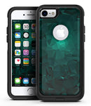 Abstract Teal Geometric Shapes - iPhone 7 or 7 Plus Commuter Case Skin Kit