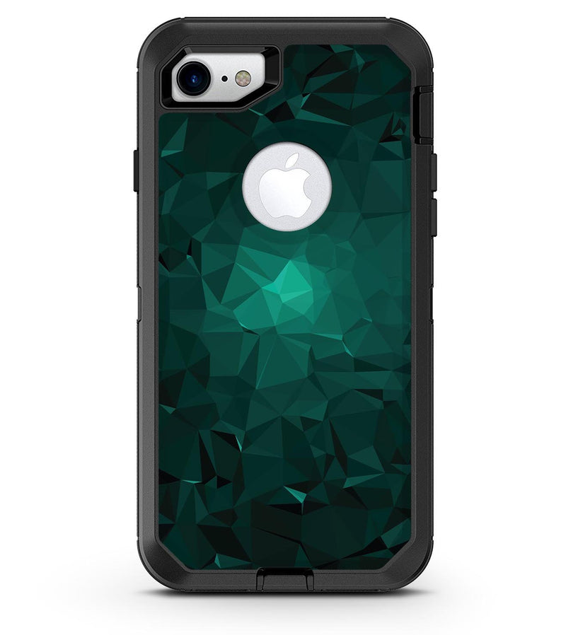 Abstract Teal Geometric Shapes - iPhone 7 or 8 OtterBox Case & Skin Kits