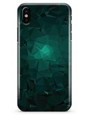 Abstract Teal Geometric Shapes - iPhone X Clipit Case