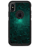 Abstract Teal Geometric Shapes - iPhone X OtterBox Case & Skin Kits
