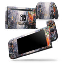 Abstract Times Square - Skin Wrap Decal for Nintendo Switch Lite Console & Dock - 3DS XL - 2DS - Pro - DSi - Wii - Joy-Con Gaming Controller