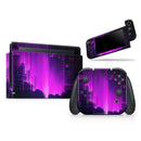 Abstract Vivid Pink Glitch // Skin Decal Wrap Kit for Nintendo Switch Console & Dock, Joy-Cons, Pro Controller, Lite, 3DS XL, 2DS XL, DSi, or Wii - Vinyl Skin Wrap for Nintendo Switch 2, OLED, Lite, Pro Controller, Wii & Classic Handhelds