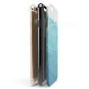 Abstract WaterWaves iPhone 6/6s or 6/6s Plus 2-Piece Hybrid INK-Fuzed Case