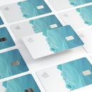 Abstract WaterWaves - Premium Protective Decal Skin-Kit for the Apple Credit Card